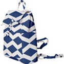 Diamonds Blue Buckle Everyday Backpack View1