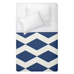 Diamonds Blue Duvet Cover (single Size) by MooMoosMumma