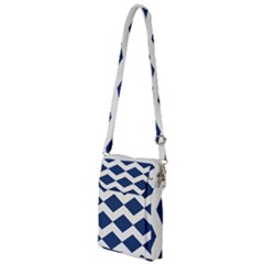 Diamonds Blue Multi Function Travel Bag