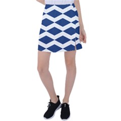 Diamonds Blue Tennis Skirt