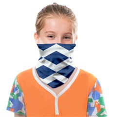 Diamonds Blue Face Covering Bandana (kids)