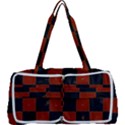 Red and Black Checkered Grunge  Multi Function Bag View1