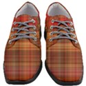 Madras Plaid Fall Colors Women Heeled Oxford Shoes View1