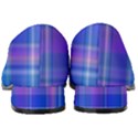 Madras Plaid Blue Purple Women s Classic Loafer Heels View4