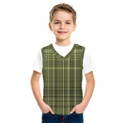 Green Madras Plaid Kids  Sportswear by SpinnyChairDesigns