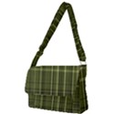 Green Madras Plaid Full Print Messenger Bag (S) View1