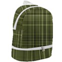 Green Madras Plaid Zip Bottom Backpack View2