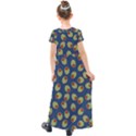 Green Olives With Pimentos Kids  Short Sleeve Maxi Dress View2