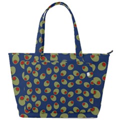 Green Olives With Pimentos Back Pocket Shoulder Bag  by SpinnyChairDesigns