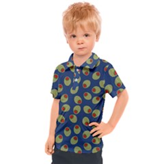 Green Olives With Pimentos Kids  Polo Tee