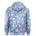 Watercolor Violets Men s Zipper Hoodie View2