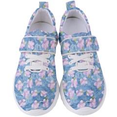 Watercolor Violets Women s Velcro Strap Shoes by SpinnyChairDesigns