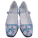 Watercolor Violets Women s Mary Jane Shoes View1