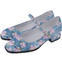 Watercolor Violets Women s Mary Jane Shoes View2