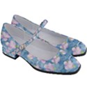 Watercolor Violets Women s Mary Jane Shoes View3