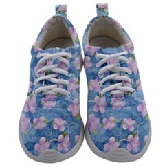 Watercolor Violets Mens Athletic Shoes by SpinnyChairDesigns