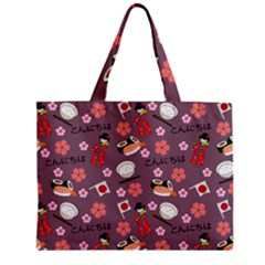 Japan Girls Zipper Mini Tote Bag by kiroiharu