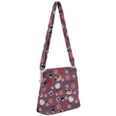 Japan Girls Zipper Messenger Bag