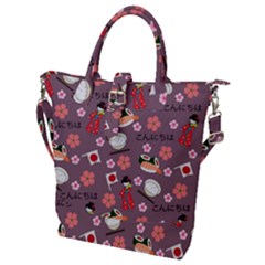 Japan Girls Buckle Top Tote Bag by kiroiharu