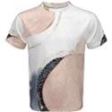 Pink and Blue Marble Men s Cotton Tee View1