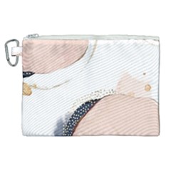 Pink And Blue Marble Canvas Cosmetic Bag (xl) by kiroiharu