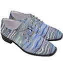 Blue Abstract Stripes Women Heeled Oxford Shoes View3