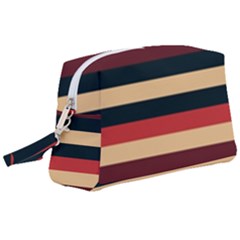 Seventies Stripes Wristlet Pouch Bag (large) by tmsartbazaar