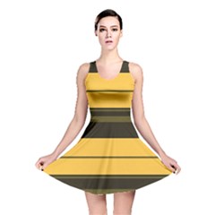 Vintage Yellow Reversible Skater Dress by tmsartbazaar