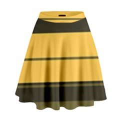 Vintage Yellow High Waist Skirt by tmsartbazaar