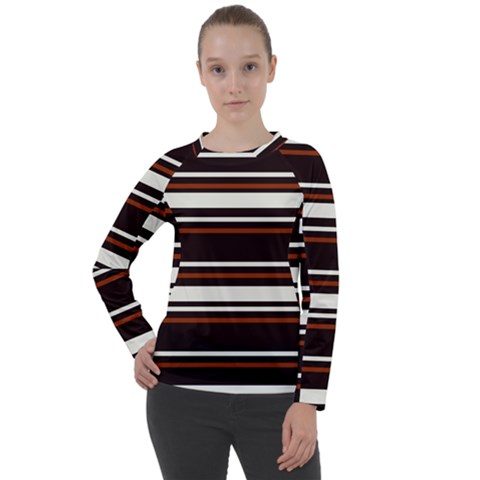 Classic Coffee Brown Women s Long Sleeve Raglan Tee by tmsartbazaar