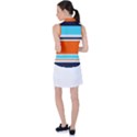 Tri Color Stripes Women s Sleeveless Polo Tee View2