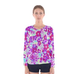 Spring Flowers Garden Women s Long Sleeve Tee