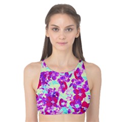 Spring Flowers Garden Tank Bikini Top