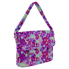 Spring Flowers Garden Buckle Messenger Bag