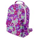 Spring Flowers Garden Flap Pocket Backpack (Small) View1