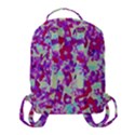 Spring Flowers Garden Flap Pocket Backpack (Small) View3