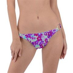 Spring Flowers Garden Ring Detail Bikini Bottom