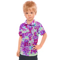 Spring Flowers Garden Kids  Polo Tee