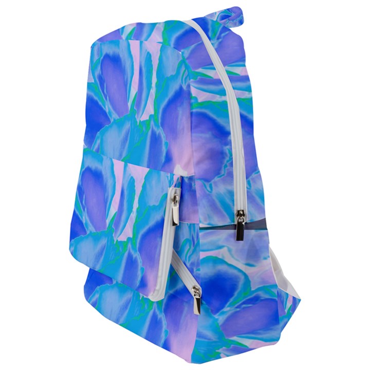 Ciclamen Flowers Blue Travelers  Backpack