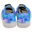 Ciclamen Flowers Blue Women s Classic Low Top Sneakers View4