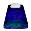 Indigo Abstract Art Fitted Sheet (Single Size) View1