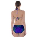 Indigo Abstract Art Cut-Out One Piece Swimsuit View2