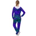 Indigo Abstract Art Women s Tracksuit View2