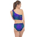 Indigo Abstract Art Spliced Up Two Piece Swimsuit View2