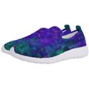 Indigo Abstract Art Men s Slip On Sneakers View2