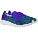 Indigo Abstract Art Men s Slip On Sneakers View3