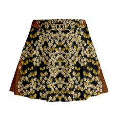 Free As A Flower And Frangipani In  Freedom Mini Flare Skirt by pepitasart