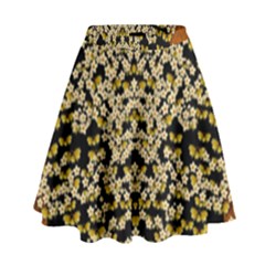 Free As A Flower And Frangipani In  Freedom High Waist Skirt by pepitasart