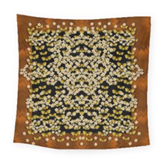 Free As A Flower And Frangipani In  Freedom Square Tapestry (large) by pepitasart