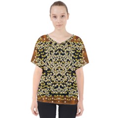 Free As A Flower And Frangipani In  Freedom V-neck Dolman Drape Top by pepitasart